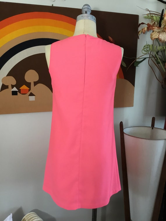 Karta 1990's Bubblegum Pink Beaded Party Dress - image 4