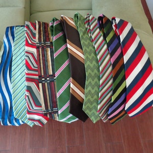 TEN VINTAGE Men&#39;s Stripe Neckties