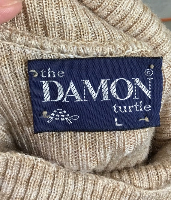 Damon 1980’s Men’s Turtleneck Sweater - image 5