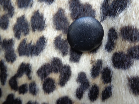 Jepper's 1960's Faux Leopard Fur Knee Length Coat - image 7