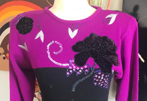 Amilano 1980s Acrylic Knit Sweater Dress