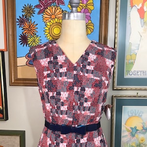 1970&#39;s Double Knit Polyester Dress