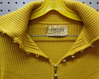 Puccini 1970's  Wool Tunic Sweater
