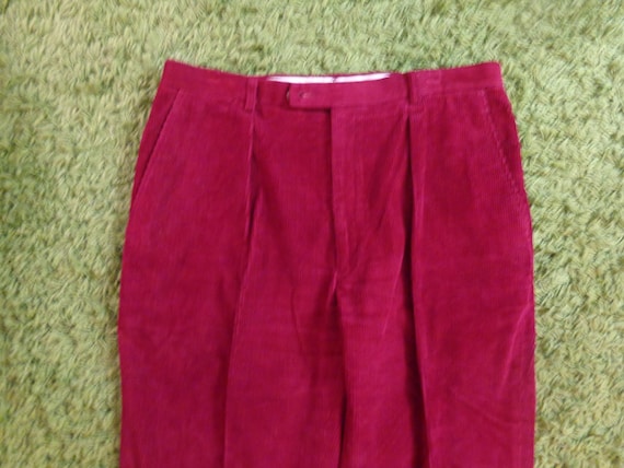 Calvin Klein 1980's Mens Cuffed Corduroy Pants