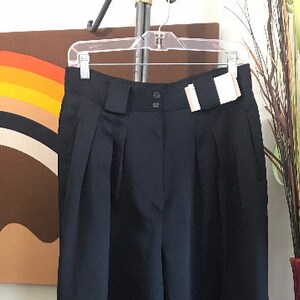 Ellen-D Kollection 1980&#39;s Ladies Black Pants