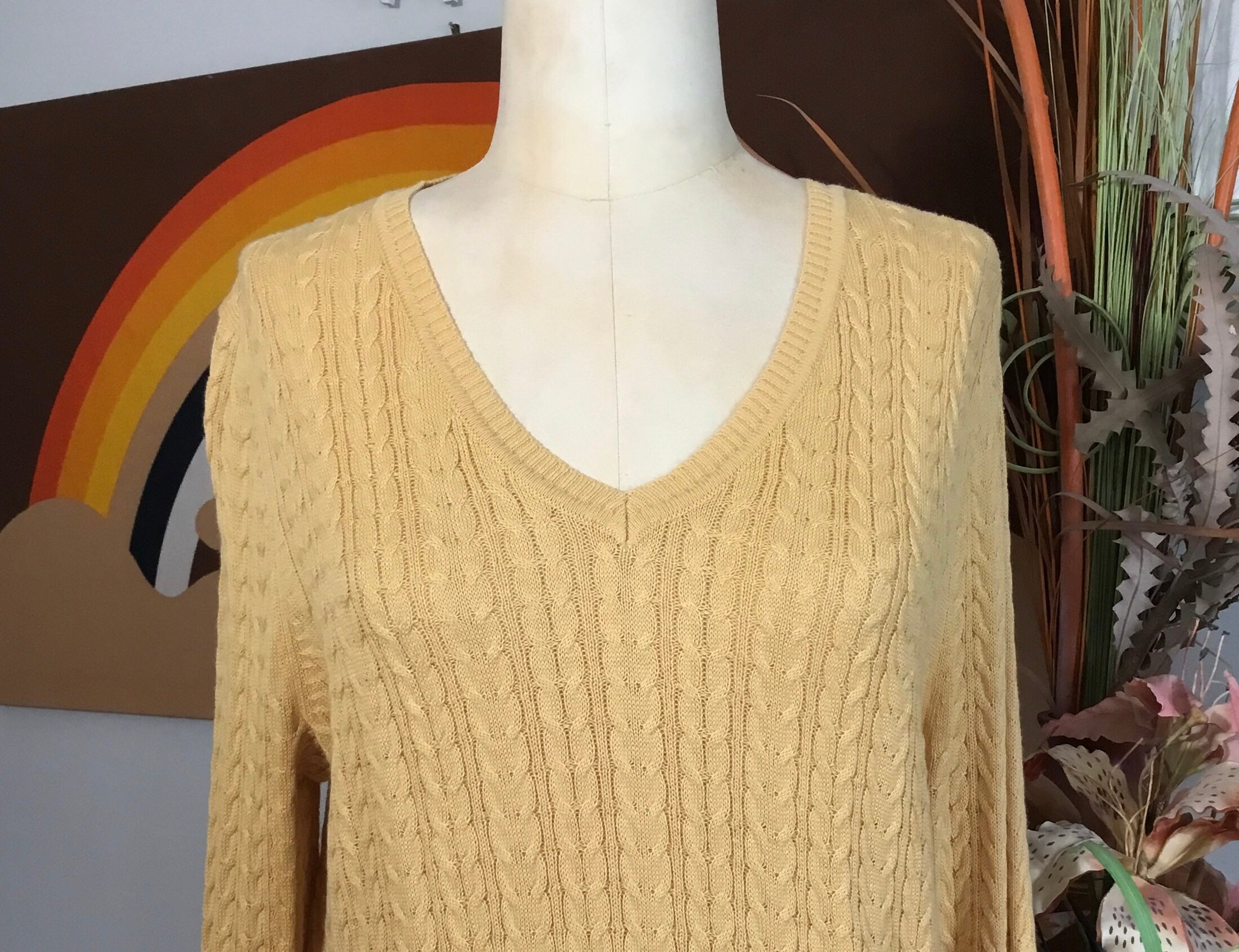Maze Cable Knit Sweater 