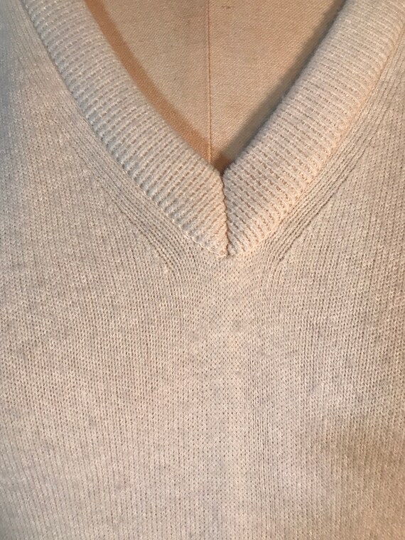 Calvin Klein 1980s Cashmere Pullover Sweater - image 4