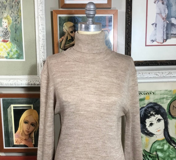 Damon 1980’s Men’s Turtleneck Sweater - image 1