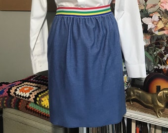 1980s Jersey Knit Skirt