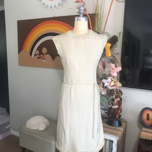 1960s Raw Silk Ribbon Dress - Etsy
