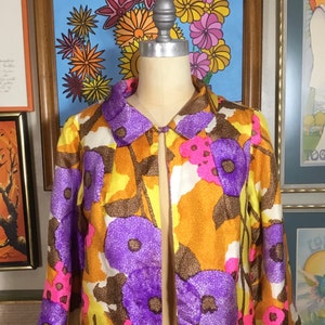 Nina Raynor Florida 1960’s Women’s Silk Spring Coat