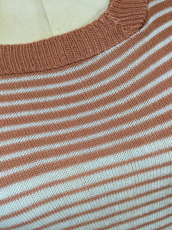 1970’s Women’s Light Weight Striped Pullover Swea… - image 5