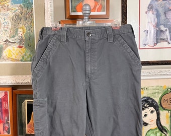 Carhartt 1980’s Men’s/Unisex Gray Carpenter Cargo Jeans