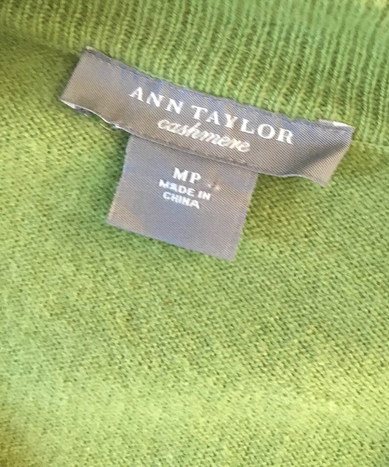 Ann Taylor 1990's Cashmere Sweater Petite image 7