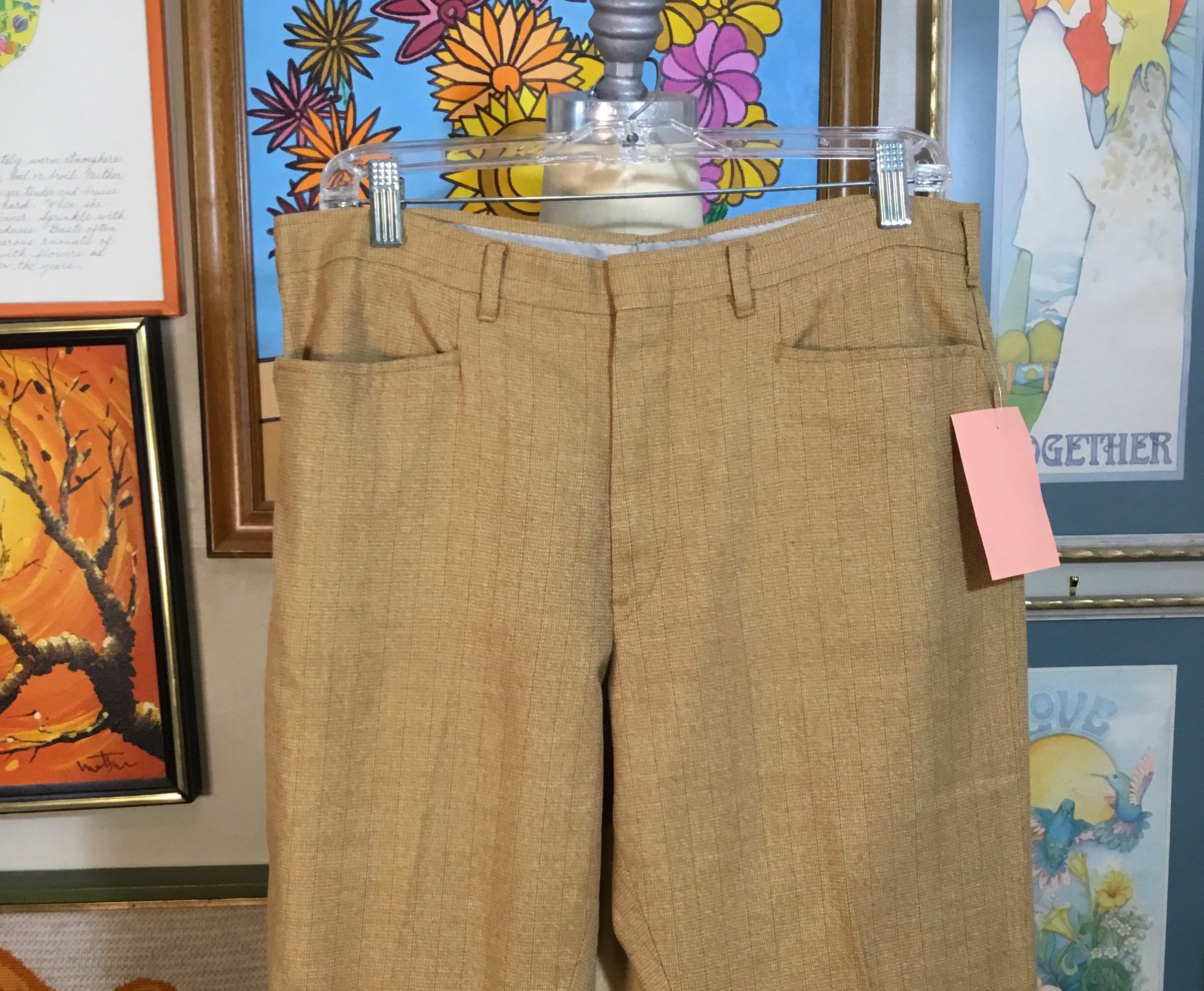 パンツ 60's~ Vintage Stripe Slacks Lee Leesures 1960's Men's Striped Flare Slacks - Etsy