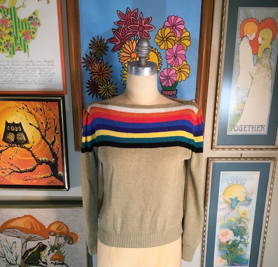 Geoffrey Beene for Chesa 1980’s Women’s Pullover Sweater