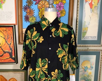 Olympic 1960’s Men’s Batik Shirt