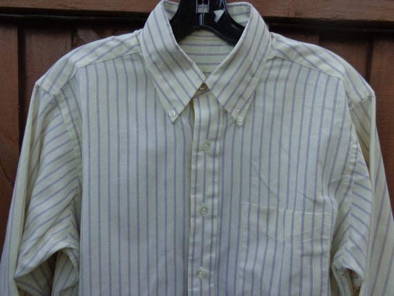 Puriet Classic Lilac & Beige Pin Stripe Men's 196… - image 1