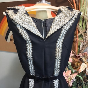 Ladies 1960&#39;s Custom Tailored Black Evening Jumpsuit