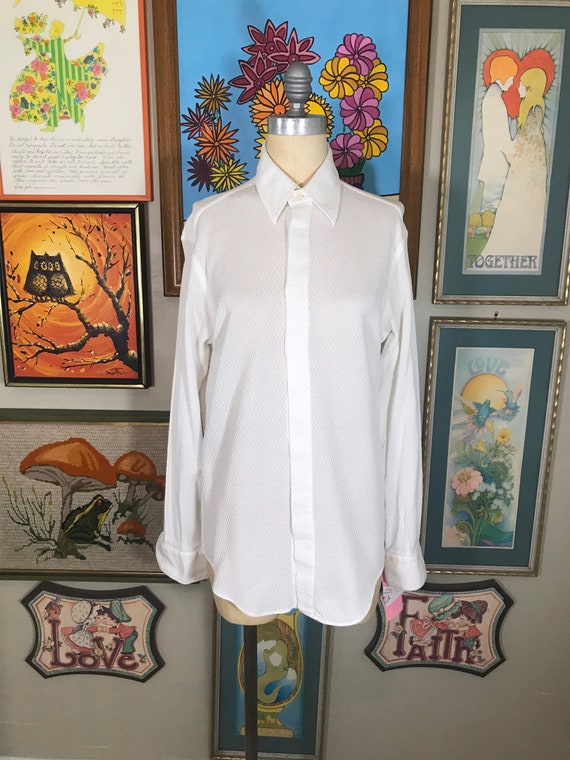 GIANFRANCO FERRE 1980s White Men's Dress Shirt - Etsy