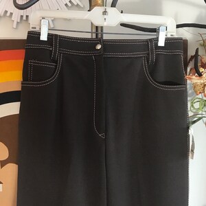 1970&#39;s Polyester Slacks Ladies Brown
