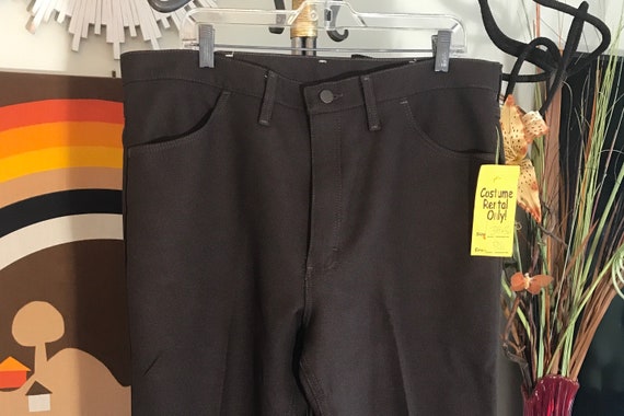 Wrangler 1970's Brown Western Pants - image 1