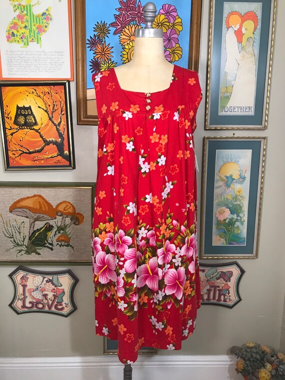 Ui-Maika Hawaii 1960s's Sun Dress  Genuine Hawaii… - image 2