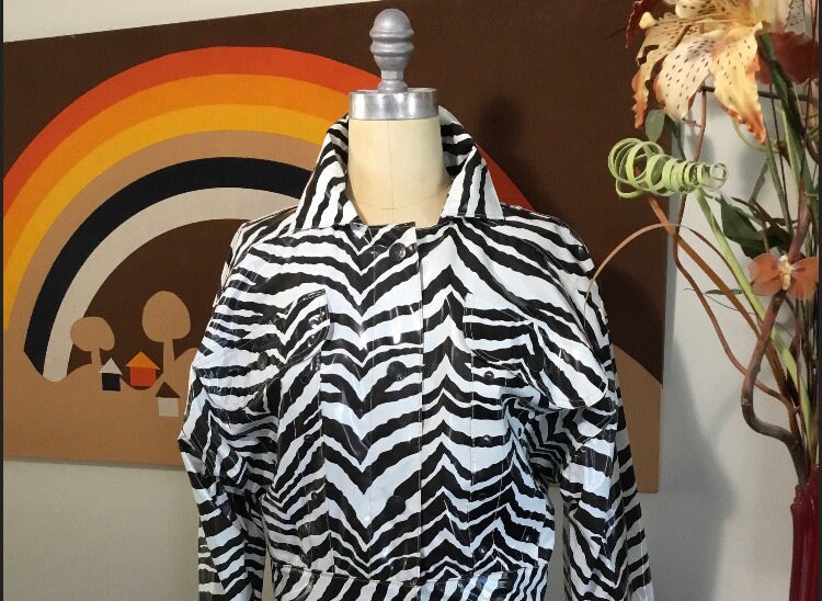 Vintage Zebra Jacket - Etsy