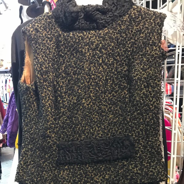 Tweed Wool 1960s Three Piece Top/Skirt/Suit Amazing!
