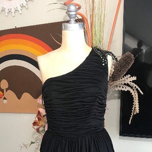 Jahn & Pill 1980s Ruched Gown