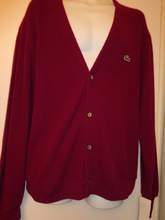 lacoste button down sweater