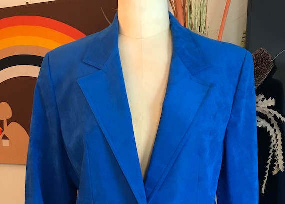 Ultra Suede 1990s Skirt Suit