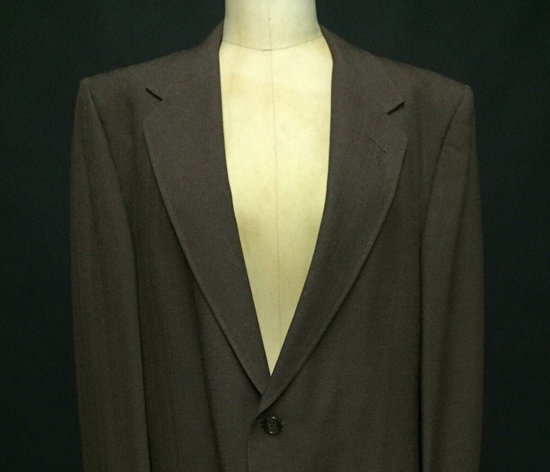 Puccini 1970s Polyester Brown Jacket image 1