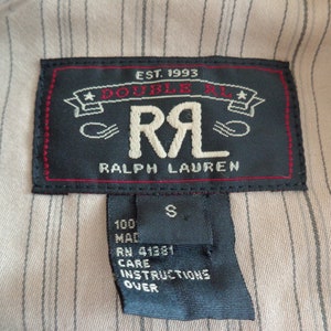 Double RL by Ralph Lauren 1980's Men's Black 100% Wool Vest zdjęcie 8