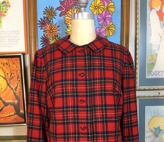 Pendleton wool jacket womens vintage hot sale