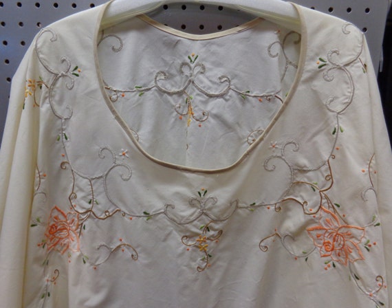 1970's Poncho Embroidered - image 1