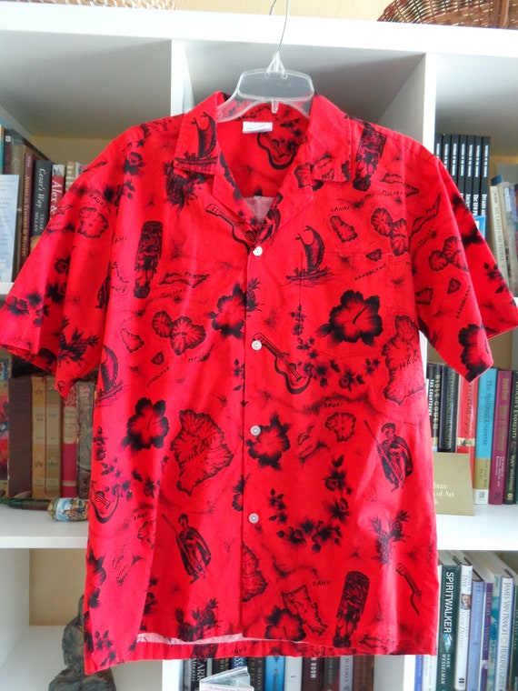 Winnie Fashion Hawaii 1980's Hawaiian Print Cotto… - image 2