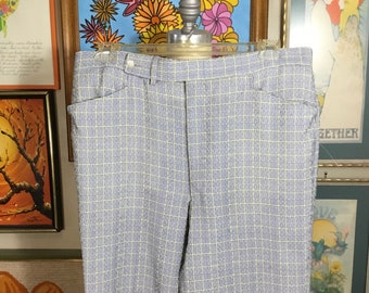 Vintage 1970’s Men’s Plaid Pants