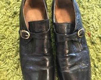 1980's Men's Buckled Loafers