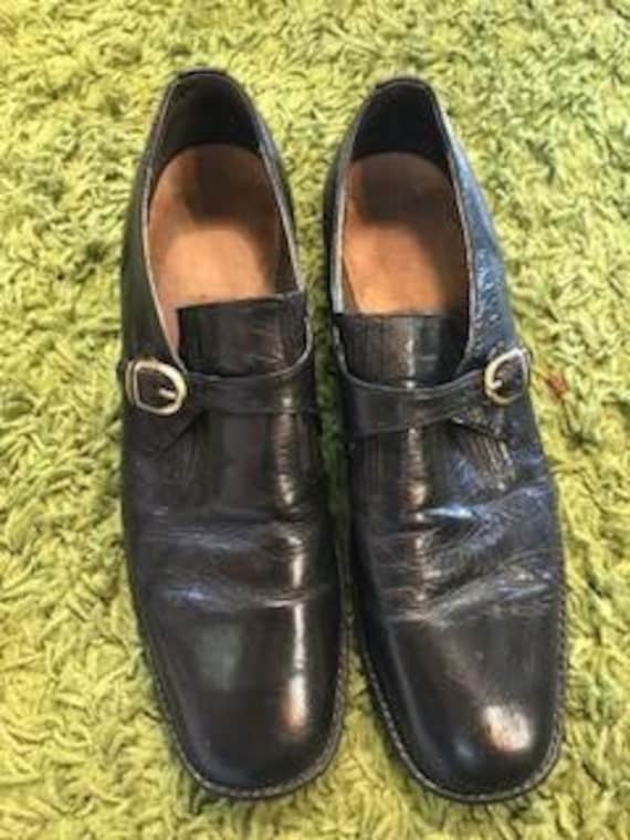 1980's Men's Buckled Loafers