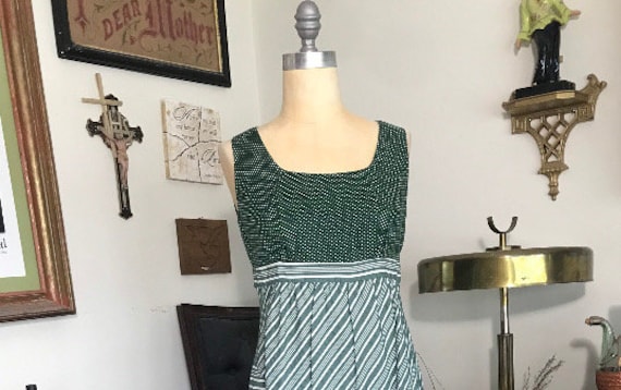 MH Fine CC 1970s Seersucker Maxi Dress - image 1