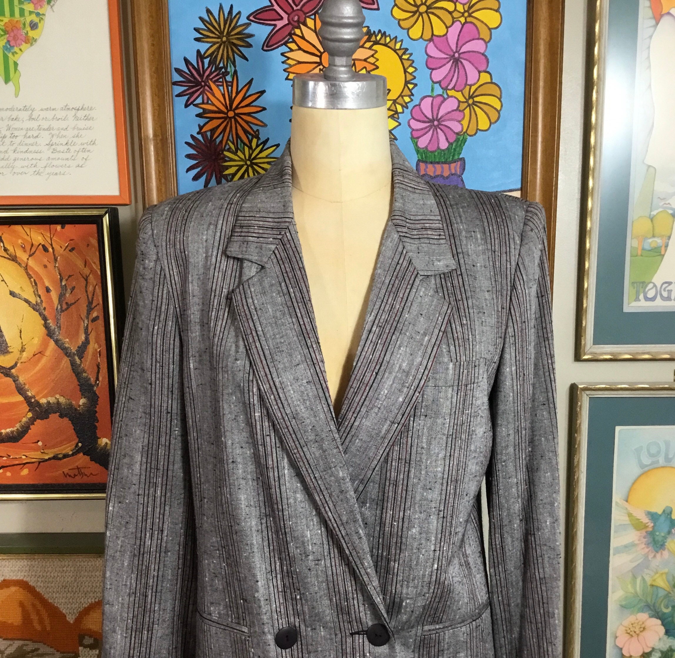 Oleg Cassini Jacket - Etsy Oleg Cassini Jacket - Etsy