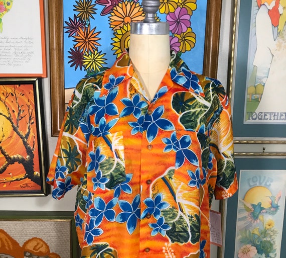 Waikiki Holiday 1960’s Men’s Hawaiian Shirt - image 1