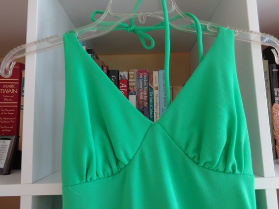 1970's Halter Top Maxi Dress