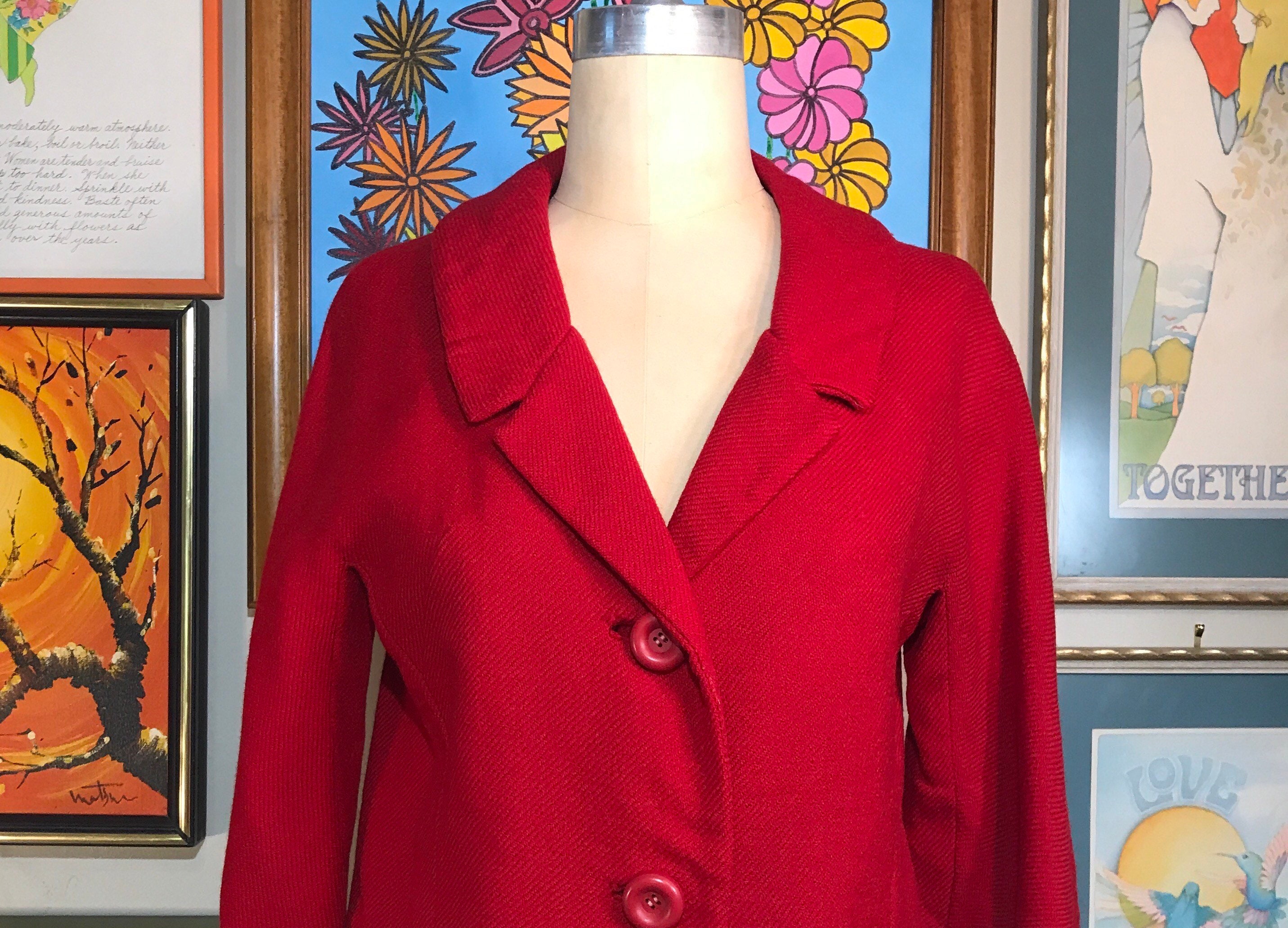 Waist Length Blazer - Etsy
