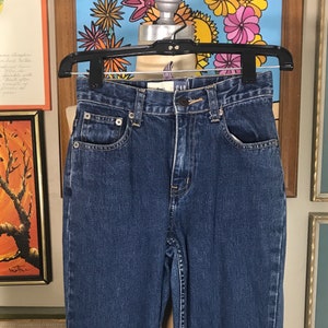 Gap Girl’s Flared Jeans 1970&#39;s style Blue Denim