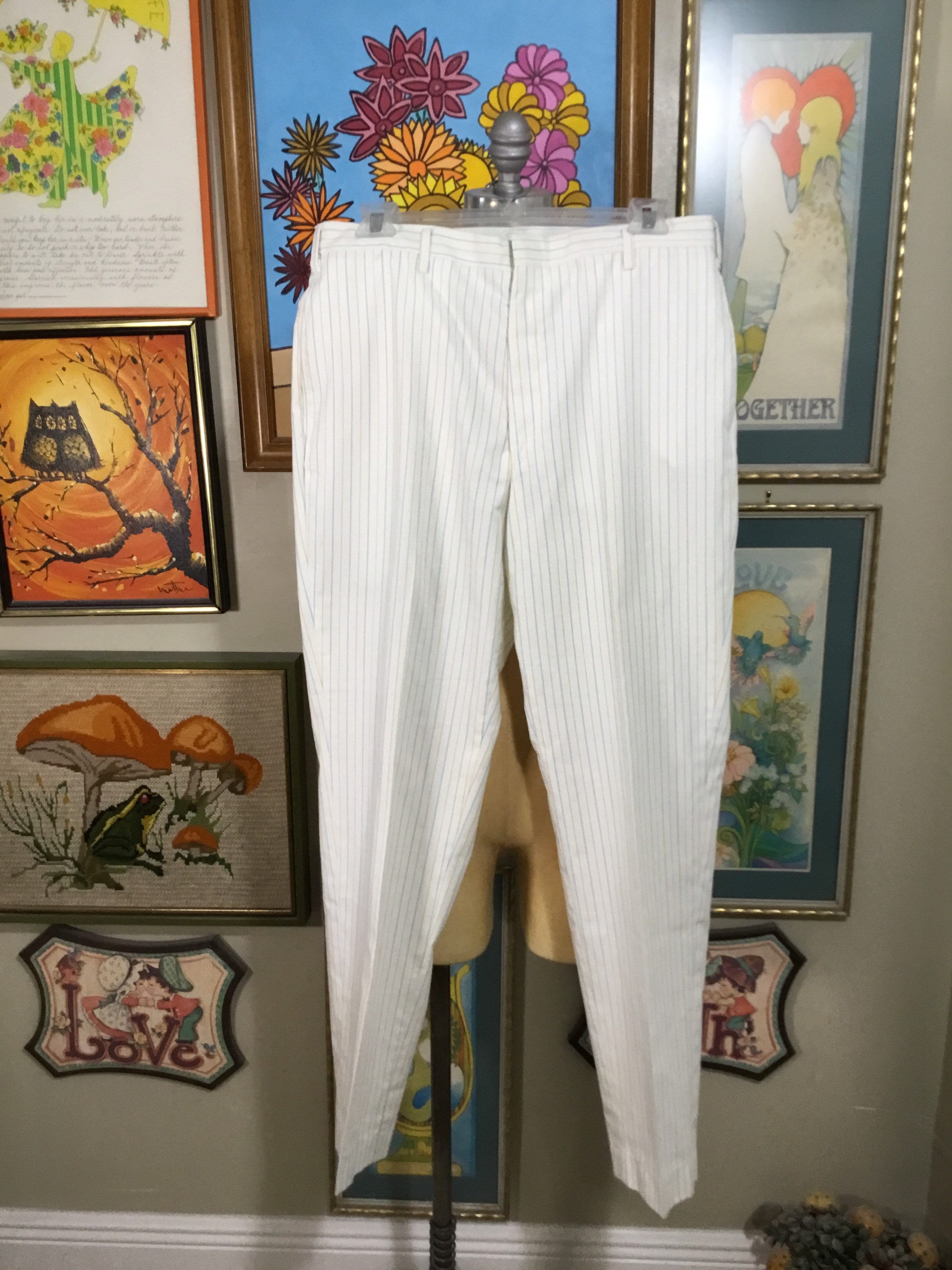 1960s Mens Stripe Pants - Etsy