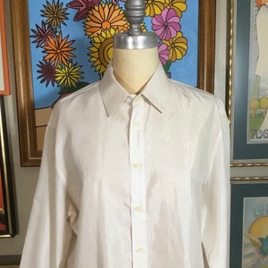 Roland Kosser 1980’s Men’s Embossed Dress Shirt