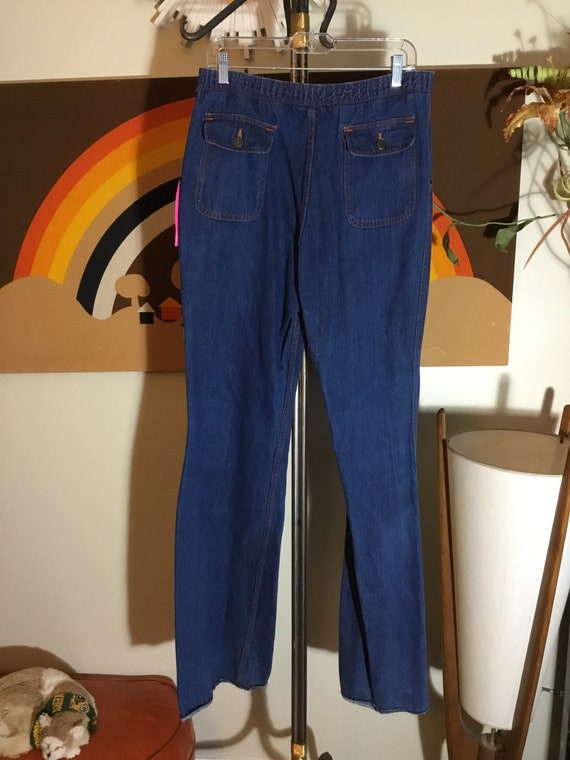 Faded Glory 1970's  Bell Bottom Jeans - image 3