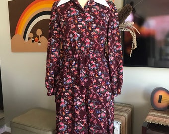 1970s Two Piece Skirt Set